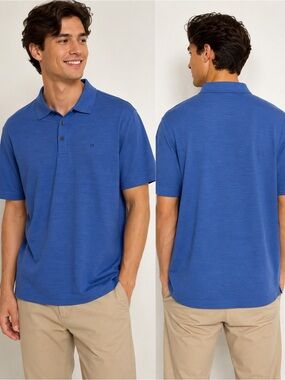 Calvin Klein Men’s Royal Blue Short-Sleeve Polo